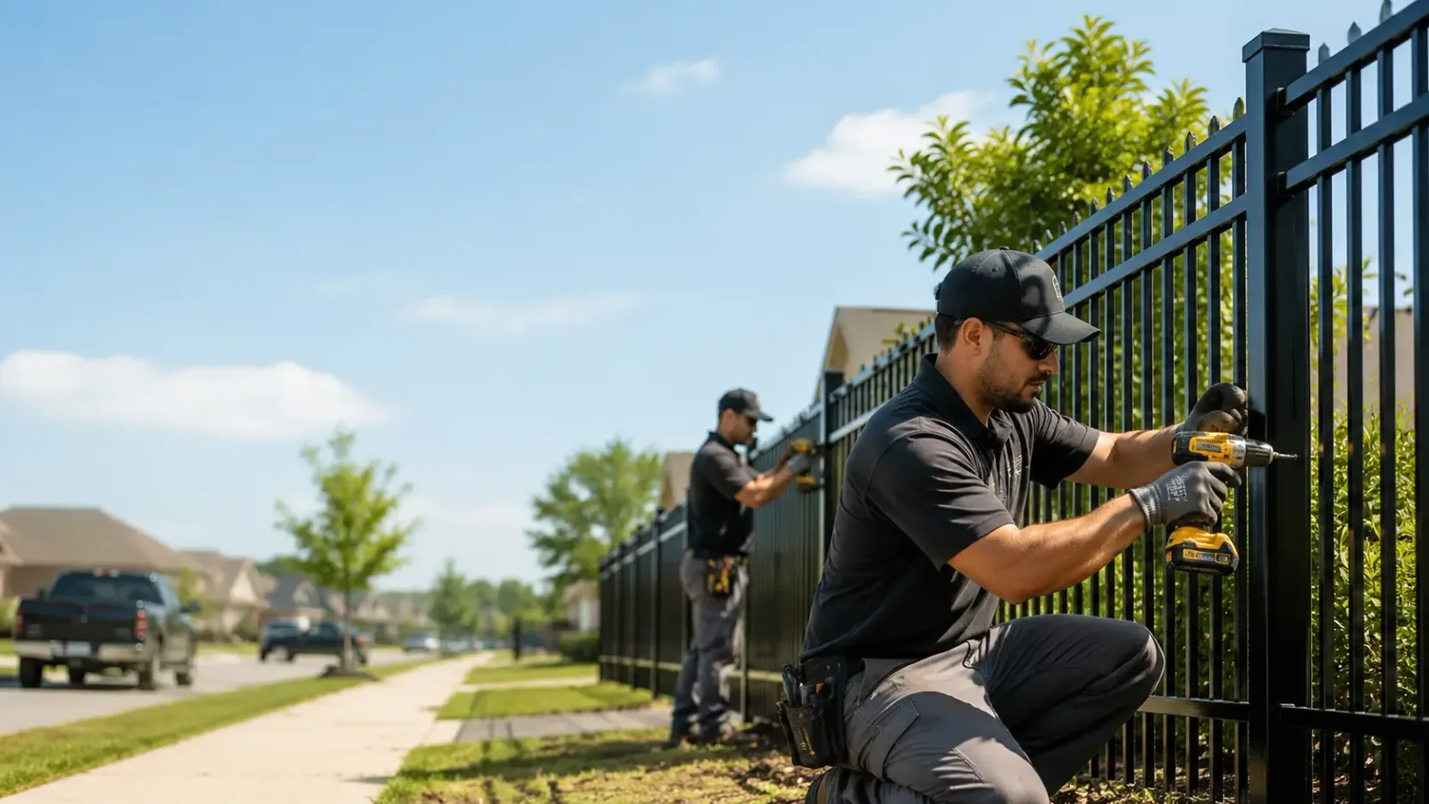 Metal Fence Installation in Linwood, MA